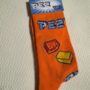Cute PEZ socks make great Easter basket stuffer.